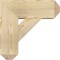 Ekena Millwork Traditional Craftsman Rough Sawn Bracket w/ Offset Brace, Douglas Fir, 8"W x 20"D x 20"H BKT0806X20X20TRA04RDF - alternate 3
